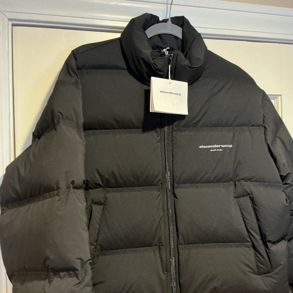 NWOT Alexander Wang Black Puffer Jacket, Size S - Picture 3 of 8